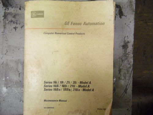 GE Fanuc Automation Maintenance Manual, GFZ-63005EN/02, Oct. 1999, Used