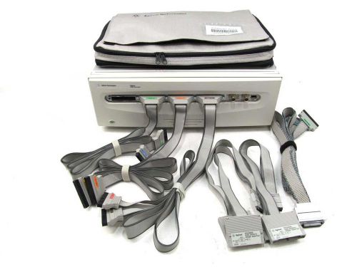 Agilent 1691a pc-hosted logic analyzer 102 channels w/ (2) e5346a probe adapter for sale