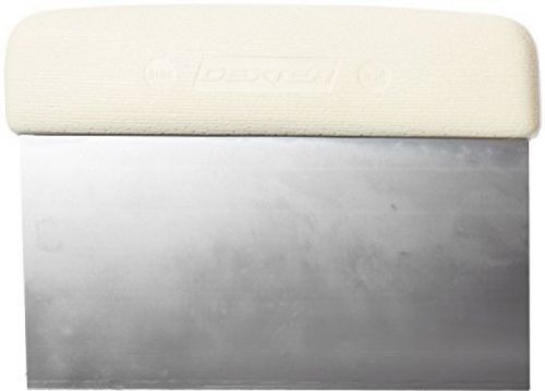 Dexter-russell - sani-safe 19783 6 x 3 white dough cutter/scraper with handle for sale