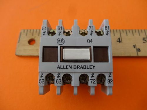Allen Bradley Add-on Contact Block 195-FA04