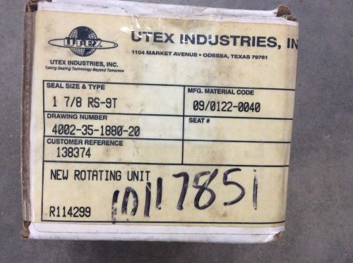 Utex Industries 1-7/8&#034; RS-9T Rotating Unit