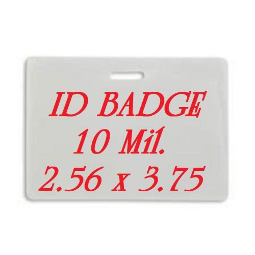 Id badge card laminating pouches sheets 2.56 x 3.75 (200 each) with slot 10 mil for sale