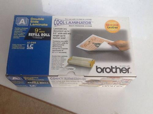 Brother 9&#034; Width Refill Roll for Cool Laminator LX-900 LX-910D LC-D9 NEW