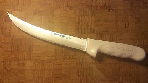 8-inch curved, (s)cimeter knife. sani-safe by dexter russell. model s132-8 for sale