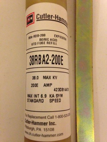 *NEW* Cutler-Hammer Fuse, 38RBA2-200E, 200 Amp