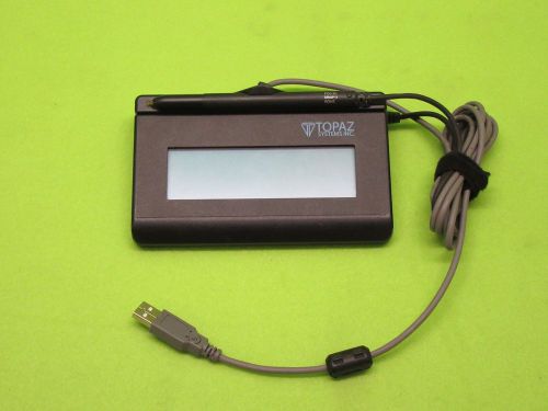 Topaz T-LBK462-HSB-R Topaz Systems LCD Signature Pad *Tested Working*