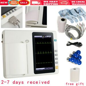 12 Lead Digital 3 Channel ECG Machine EKG Machine Electrocardiograph System Tool