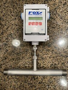 Fox Thermal Instruments Model FT2 Thermalmass Flowmeter &amp;Temperature Transmitter