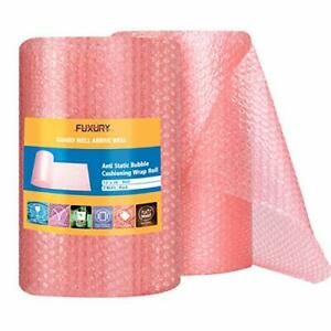 Pink Anti-Static Bubble cushion Wrap Roll 12&#034; Bubble 12&#034;x72&#039; Pink(Anti-Static)