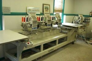 Brother Bas423 Embroidery Machine 3 Heads  9 Needles 