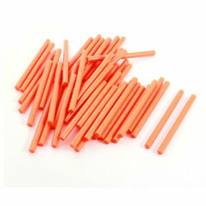 50 Pcs Orange Glitter Glue Adhesive Sticks 0.28&#034; x 4&#034; for Electric Hot Melt Gun
