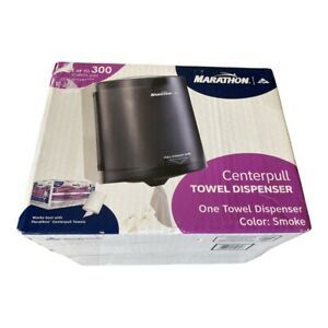 NEW Marathon Centerpull Paper Towel Dispenser, Smoke,9.25” W x 8.75” D x 11.50”