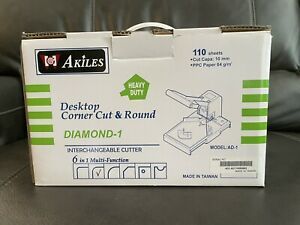 Akiles Diamond-1 Desktop Corner Cut &amp; Round Model AD-1