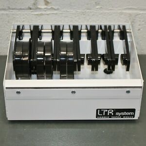 LTR Tabletop Multiple Tape Roll Dispenser 3TZR8, 10&#034; Width, 1&#034; or 3&#034; Core, White