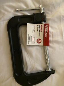 Hyper Tough 6in. C-Clamp With Quick Release Button