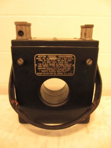 Weston current transformer model 461 type 4 us navy; militiary item for sale
