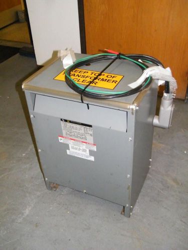 Square d transformer 25s3h 25kva 480/240 120/240 single phase  ge jefferson for sale