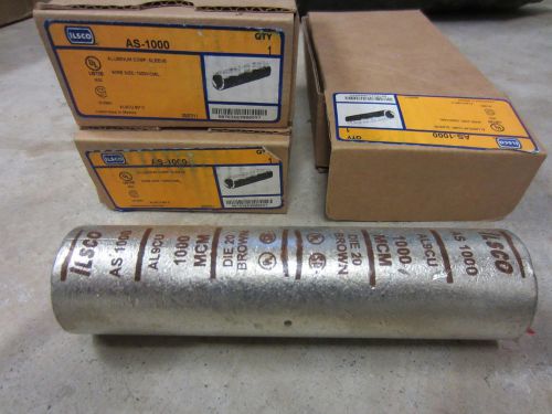 Lots of 4 ~ ilsco as-1000 butt-splicses - hypress sleeves  *new-in-box* for sale