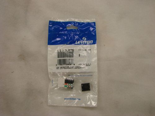 LEVITON 41108-RW5 Jack, White, Cat5, Rj45  5LR76    **NEW**  OEM