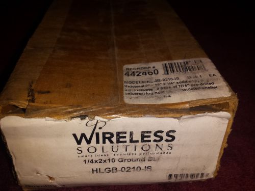 Wireless solutions grounding bus bar hlgb-0210-is pure copper new groundbar for sale