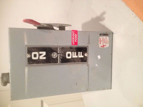 General electric safety switch, tg4321 for sale