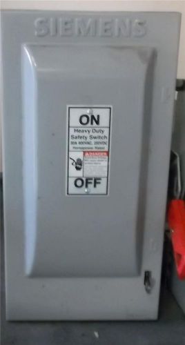 Siemens HF361 30 Amps 600V Safety Switch