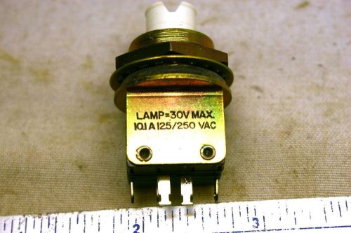 Licon Lighted Pushbutton Switch 10 Amperes 120/250VAC P/N 01-000311