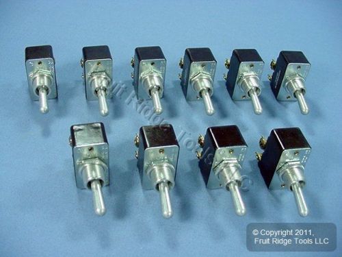 10 DPST Toggle Switches ON-OFF 15A-125V 10A-250V
