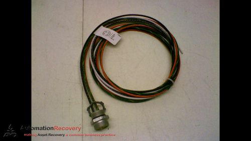 BALLUFF BCC04KZ CORDSET 4 POLE MALE STRAIGHT SINGLE ENDED 600V 10AMP, NEW*