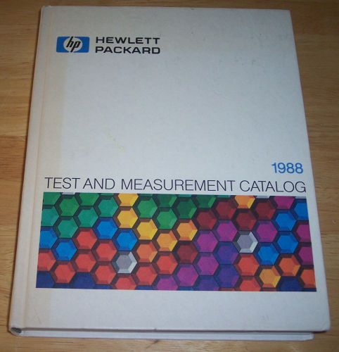 Hewlett Packard HP  1988  Test  &amp;  Measurement Catalog