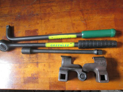 Greenlee 796 cable bender Set Used w/o case