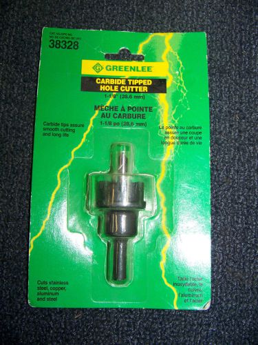 Greenlee Carbide Tipped Hole Cutter 1 1/8&#034; # 38328 New