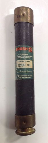 RELIANCE BRUSH 600VAC 30A CLASS-RK5 FUSE LOT OF 4 ECSR 30