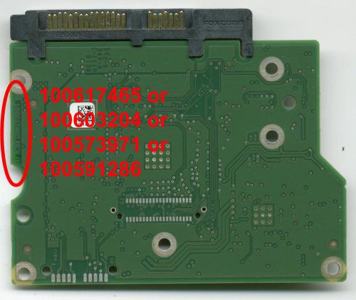 Pcb board for seagate barracuda st1000dm000 100617465 with firmware transfer for sale