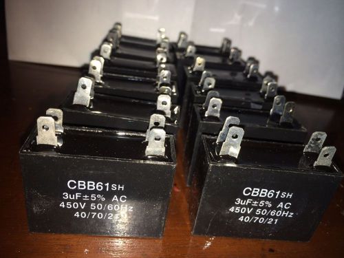Air Conditioning Mini Splits Fan Motors Capacitors ,Lot Of 12 , Picket By You