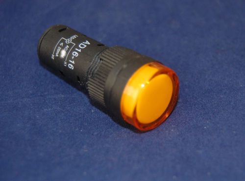2PCS Pilot light Yellow  Led Lamp 16mm Screw Terminal  380V AC