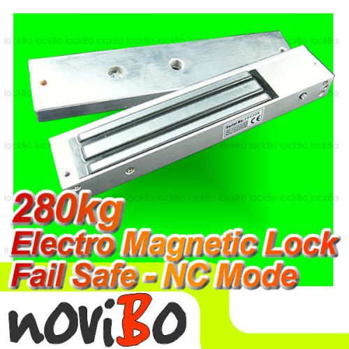 New Durable Electromagnetic Lock Magnetic Door Lock 600 lbs 280 kg Force 12V