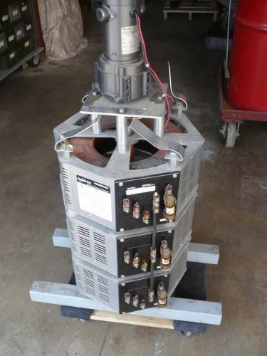 Powerstat variable autotransformer, variac, 0-560 volts, 28 amps, three phase
