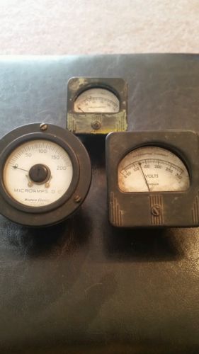 Vintage gauge lot western electric gauge simpson gauge bakelite? for sale