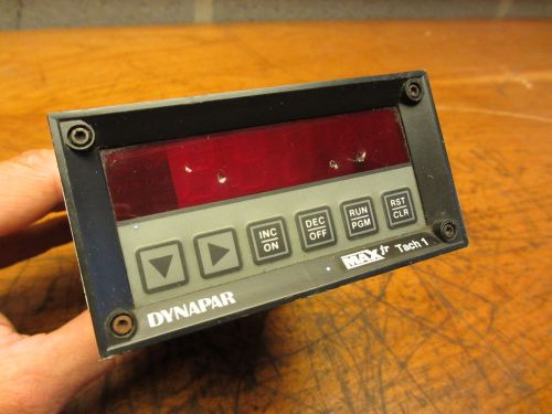 Dynapar Digital Tachometer w/ Alarms Max JR Tach1 Tach 1 MTJR1S00
