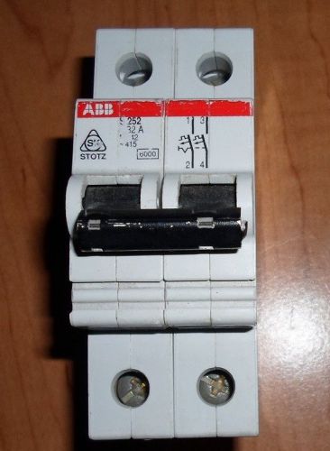 Abb s252 / 32 amp circuit breaker (new no box) for sale