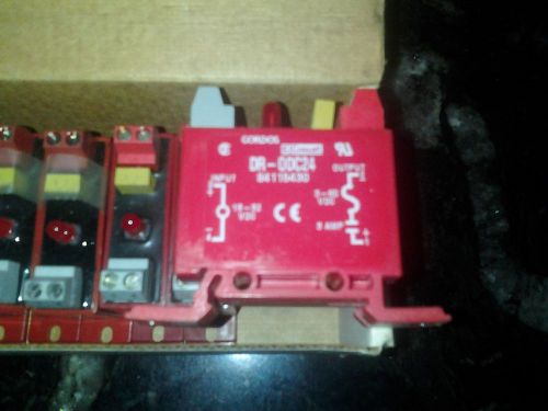 NEW Crouzet Gordos DR-ODC24 Solid State Relay 84115430 SPST 3A with fuse &amp; LED