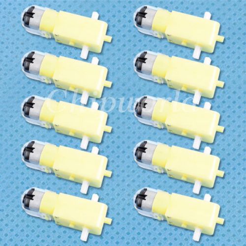 10pcs intelligent car gear motor tt motor robot gear motor for arduino new for sale