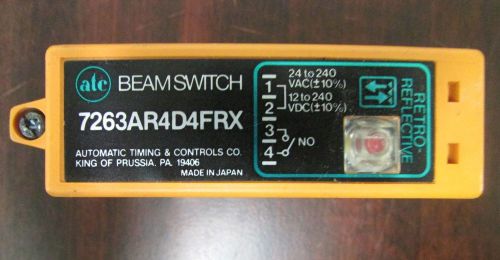 ATC BEAMSWITCH 7263AR4D4FRX Retro Reflective 24 to 240 VAC 12 to 240 VDC