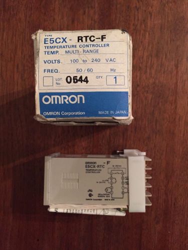 OMRON E5CX-RTC-F Temperature Controller 100to240 VAC NIB!!!
