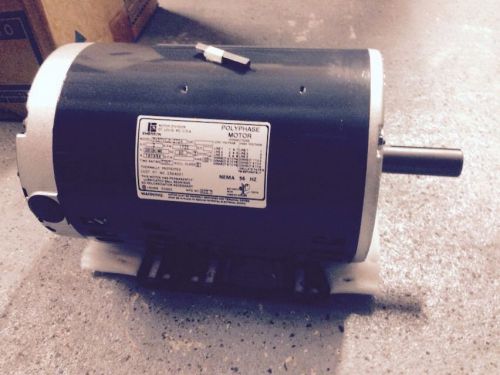 Lennox 23g40,Emerson Polyphase Motor, 200-230,460 Volts,3 Phase,2Hp,1725Rpm New!