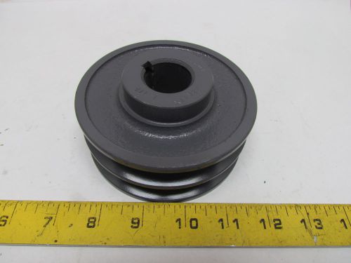 Browning 2BK47X 3X535 1-1/8&#034; Finish Bore 2Groove A/B Belt 4.452 OD Pulley Sheave
