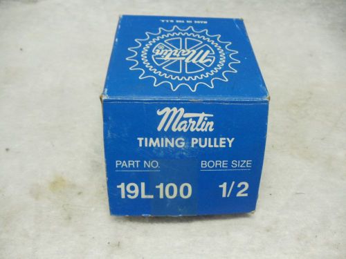MARTIN TIMING PULLEY 19L10 1/2&#034; BORE