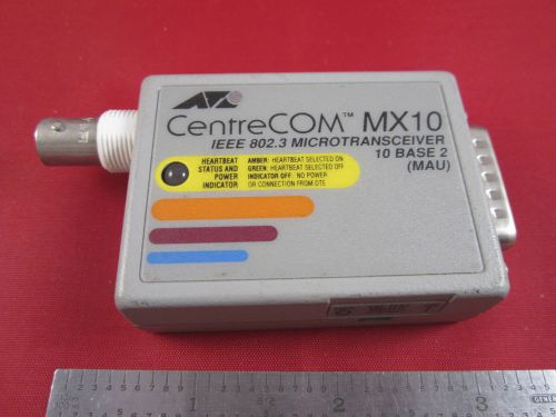 CENTRECOM MX10 MICROTRANSCEIVER AT IEEE 802.3 AS IS