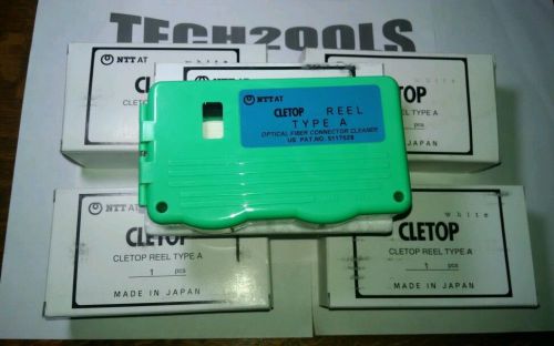 NEW-5 CLETOP Reel Type - A, Optical Fiber Connector Cleaners-In Original Package